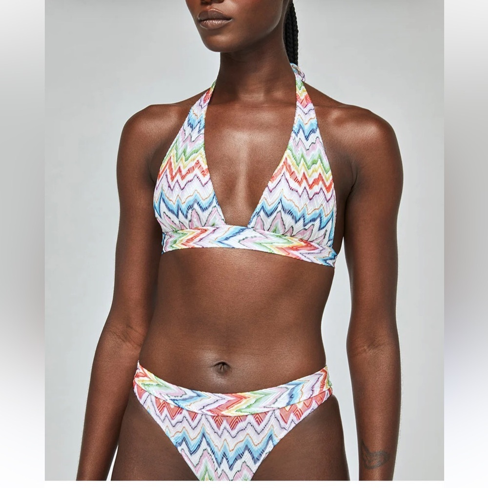 - Missoni Multicolor Zigzag Bikini Bottom